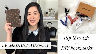 LOUIS VUITTON MEDIUM MM AGENDA  FLIP THROUGH  HOW I ORGANIZE MY AGENDA 2021 [upl. by April]