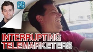 Interrupting Telemarketers Phone Prank  Jack Vale [upl. by Madea]