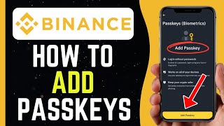 How To Add Passkey On Binance App 2024 [upl. by Etem]