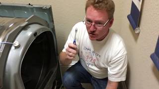 How to fix a noisy vibrating Samsung dryer in 30 minutes for 25 or less [upl. by Ecirehc17]