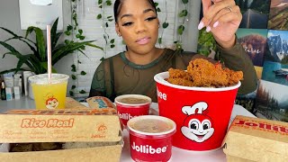 JOLLIBEE MUKBANG   I tried AUTHENTIC FILIPINO PASTRIES [upl. by Imat]