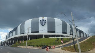 Nossa Arena MRV  GRAMA MUDANÇA TRÂNSITO amp HIDROSEMEADURA [upl. by Glenna]