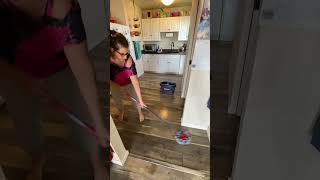 Clean with me using my O Cedar spin mop [upl. by Ayr]