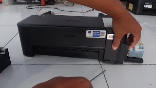 cara bongkar casing printer epson l120 l121 [upl. by Bornstein]