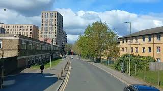 On London bus 125 approaching Colindale Station [upl. by Atniuqal585]