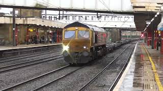 66710 4s57 Hams Hall GBRf  Mossend Euroterminal GBRf 22nd December 2023 [upl. by Rillis410]