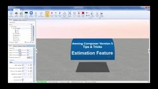 Awning Composer 5 Estimation Quickstart [upl. by Salvadore601]