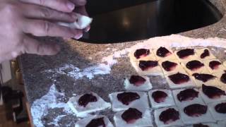 How to make Kolachky the Polish Cookie [upl. by Anitsej]