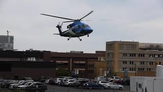 AeroMed Helicopter 3 Landing at Munson Medical Center [upl. by Cupo]