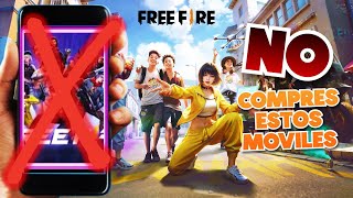 Móviles NO Recomendados para jugar Free Fire 2024 [upl. by Noirret]