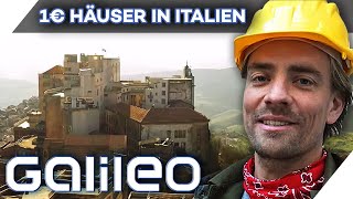 Mit 1 Euro Häusern Dörfer retten Das sind die Schnäppchenhäuser aus Italien  Galileo  ProSieben [upl. by Gal347]