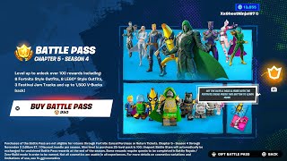 NEW FORTNITE CHAPTER 5 GAMEPLAY  BATTLE PASS SKINS NEW MAP amp MORE Fortnite Chapter 5 LIVE [upl. by Ynohtnacram]