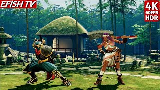 Hattori Hanzo vs Darli Dagger Hardest AI  Samurai Shodown [upl. by Garin]