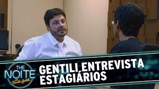 Danilo Gentili seleciona estagiários para o The Noite [upl. by Yasmine]