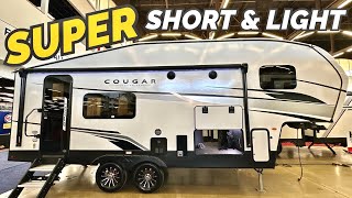 SUPER short amp light fifth wheel RV  2024 Keystone Cougar Sport 2100RK [upl. by Lacey681]