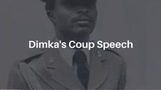 Dimkas Coup Speech and Assassination of Murtala Mohammed 1976 Coup Plot [upl. by Osbert625]