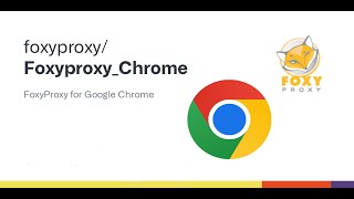 How to setup foxyproxy in chrome  latest 2022 [upl. by Rexfourd]