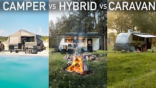 What Works Best Comparing Campers Hybrids and Caravans  Cub Frontier H16 and C16 [upl. by Arahk302]