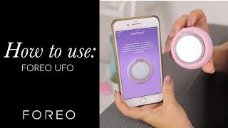 How to use the Foreo UFO  FOREO UFO Smart Mask Treatment Device Tutorial [upl. by Benny]