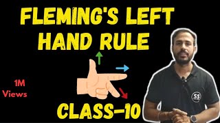 Flemings Left Hand Rule  Magnetic effect of electric current  CBSE  ICSE  Class 10 [upl. by Krystin]