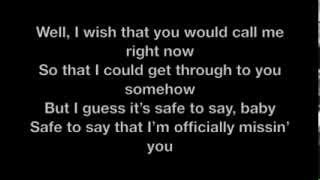 Tamia Officially Missing You Lyrics Video [upl. by Notnel]