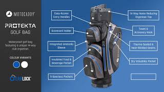 2022 Motocaddy PROTEKTA Bag Features [upl. by Siuqaj842]