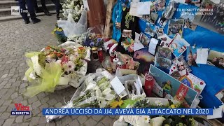 Immenso dolore ai funerali di Andrea  La Vita in Diretta 12042023 [upl. by Ynnahc524]