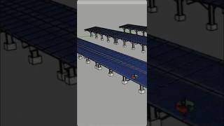 Portrait Solar Panel structure SketchUp sketchup design solarsystem solar shorts viralvideo [upl. by Ummersen807]