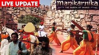 Manikarnika Grand Trailer Launch Setup  Wadala Imax  Kangana Ranaut Ankita Lokhande [upl. by Nereil]