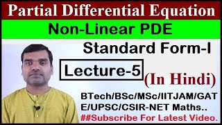 Non Linear Partial Differential Equation  Standard formI in hindi [upl. by Skipp]