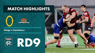 Bunnings NPC 2022  Round 9 Highlights  Otago v Canterbury [upl. by Thin447]