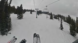 Sacajawea lift at Grand Targhee 20 March 2023 [upl. by Noissap161]