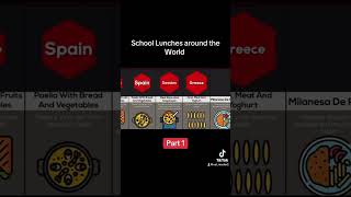 Part 1„School Lunches around the World“Credits WatchData fy viral shorts [upl. by Eddi678]