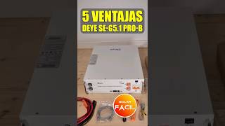 5 ventajas Deye LiFePO4 solar energiasrenovables autoconsumosolar [upl. by Estas]