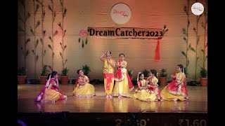 Kids Kathak Performance  DreamCatcher 2023 [upl. by Edlihtam]