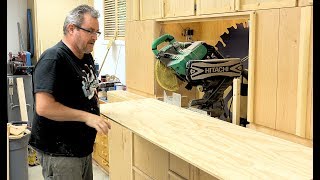 Adding Wide Stock Supports To My Miter Saw Station [upl. by Debera]