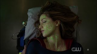 Supergirl 4x03 Opening Scene Jonn saves Supergirl from dropping [upl. by Gilmore]