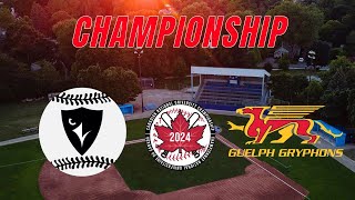 2024 Canadian National University Baseball Championship Final Carleton vs Guelph  Oct 20th [upl. by Filipe258]