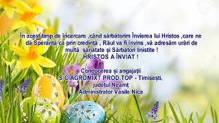 FELICITARE PASTI 2020 AGROMIXT PROD TOP TIMISESTI VASILE NICA [upl. by Child]