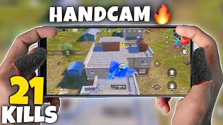 21 Kills HANDCAM 5 Fingers  Gyroscope 🔥  PUBG Mobile Gameplay [upl. by Kelwin]