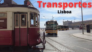 ⁴ᴷ⁶⁰ Lisboa  Autocarros Elétricos e Metro [upl. by Notsirt]