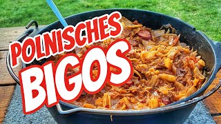 Polnisches Bigos  nach Familienrezept  Dutch Oven  Grillcoach Gerrit [upl. by Hayyim]