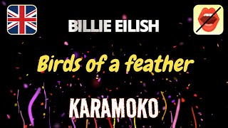 🎤 BIRDS OF A FEATHER BILLIE EILISH 🐦 Billie Eilish Karaoke  Birds of a feather Karaoke [upl. by Ayoral508]