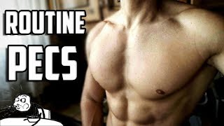 Routine POMPES pour EXPLOSER ses PECS❗️ [upl. by Annairol270]