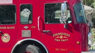 Fire reported at an east side apartment complex in Evansville [upl. by Olenta]