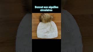 Bonnet au tricot aux aiguilles circulaires [upl. by Held]