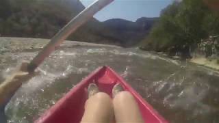 Descente des Gorges de lArdèche en kayak [upl. by Nilerual]