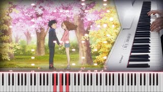 Karakai Jouzu no Takagisan Season 3 ED8  Hana 花 Piano cover [upl. by Aliak]