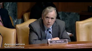 Senator Merkley Urges FBI Director to Keep Addressing the Urgent Threat of Transnational Repression [upl. by Licha]