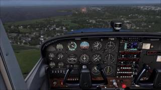 A2A C172  How to fly an ILS Approach in the Cessna 172 From A2A  FSX  Tutorial [upl. by Ashlie616]